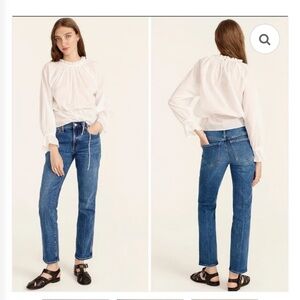 J. crew High-Rise Vintage Straight Leg Women’s Jeans - Blue (Catskill Wash) 26P